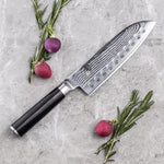 KAI Shun Classic Santoku Knife 7" with Hollow Ground Edge [DM0718]