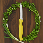 Kai Kitchen Plain Knife (Short, Yellow)