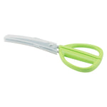 Kai House Kitchen Scissors With Curved Case And Green