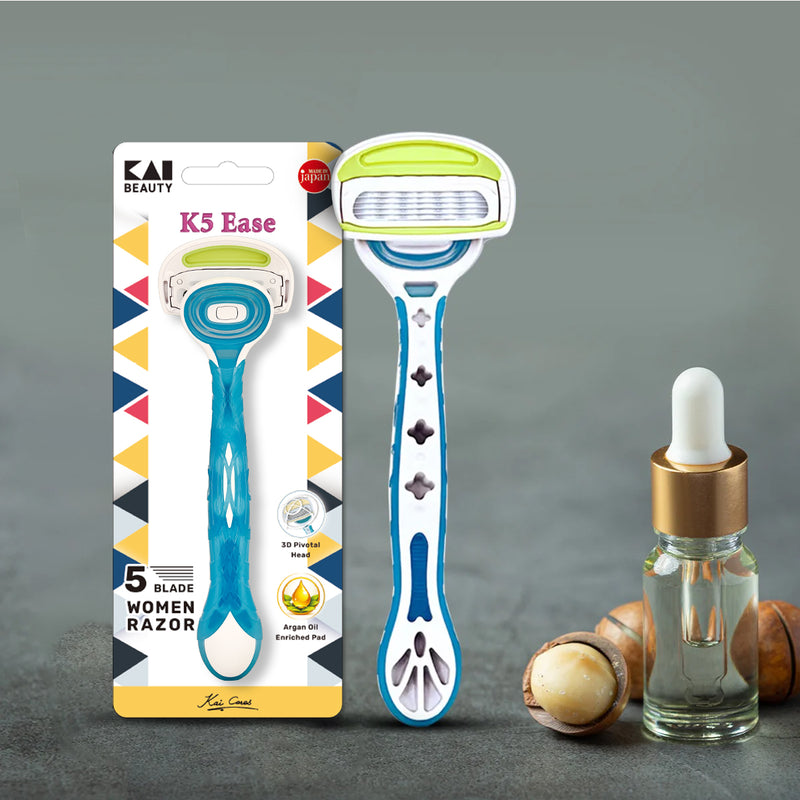 Kai K5 Ease Women Body Razor (Argan Oil)