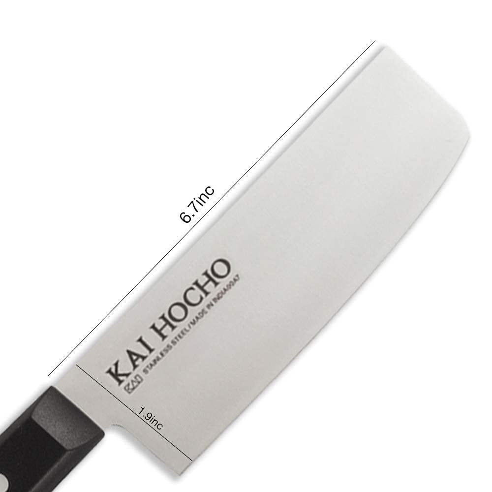 Kai Premium Stainless Steel Nakiri Kitchen Knife