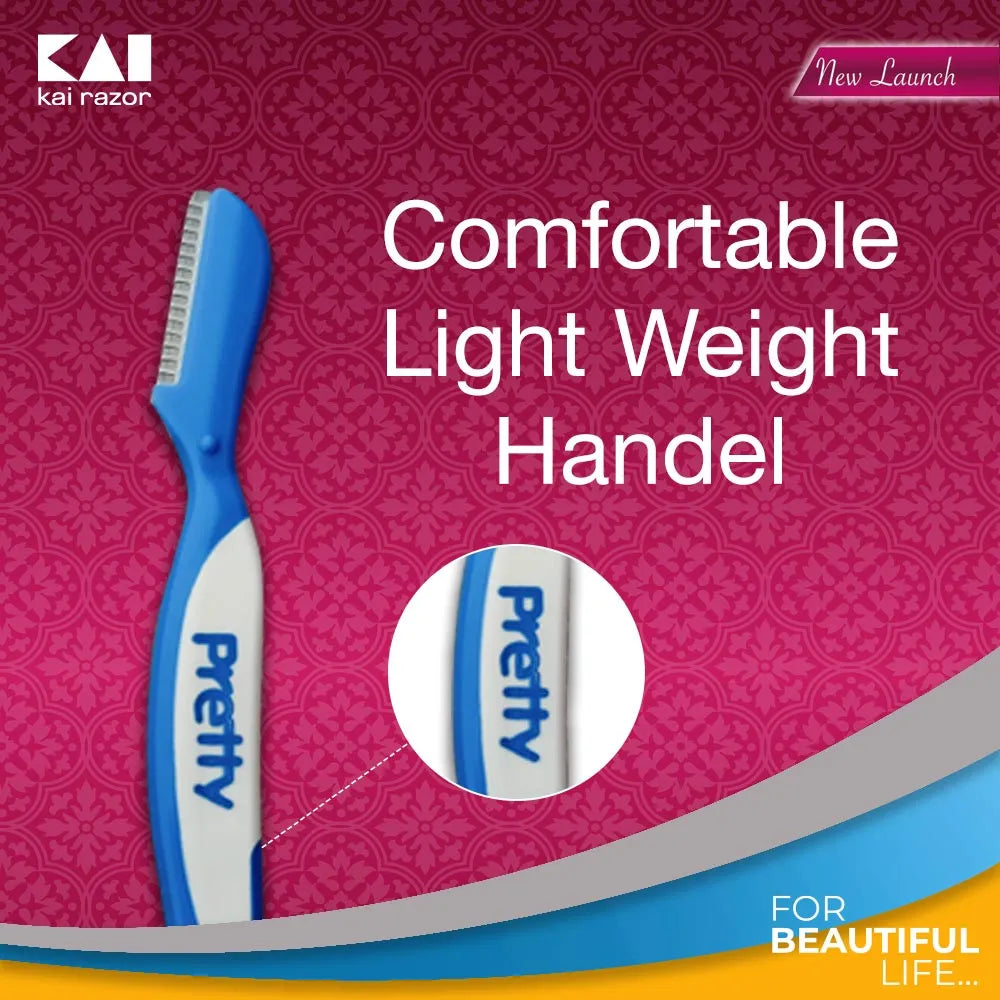 Pink Kai Razor Razor For Women - Buy Kai Pretty Eyebrow Grooming Razor For Women – KAI ...