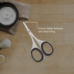 Kai Groom Safety Scissors with Resin Ring