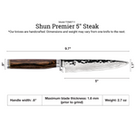 KAI Shun Premier Steak Knife 5" (TDM0711)
