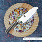 Kai Shun Classic Santoku Kitchen Knife 5.5"  [DM0727]