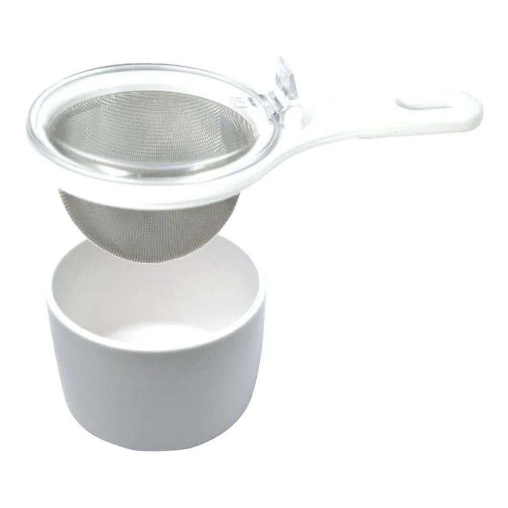 Kai Japan Stainless Steel Strainer With Tea Cup