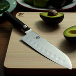 KAI Shun Classic Santoku 7" Knife with Hollow Ground Edge [DM0718]
