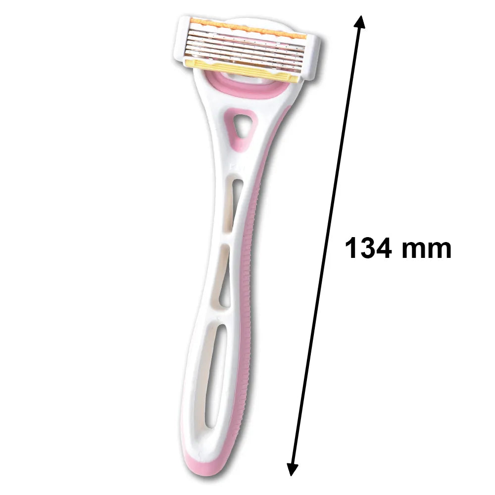 Pink Kai Razor Kai Xfit Women 5 Blades Razor With 2 Cartridge – KAI INDIA ONLINE