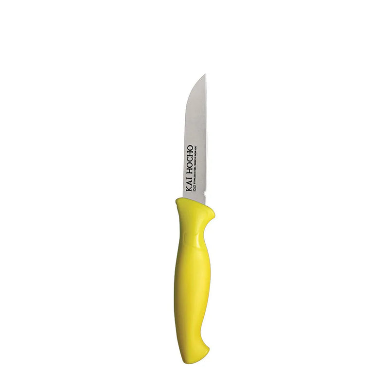 Kai Vegetable Knife Short Yellow
