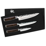 KAI Shun Premier 3 Pc Starter Knife Set (Chef 8", Utility 6.5", Paring 4" Knife)[TDMS0300]