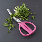 Kai House Kitchen Scissors With Curved Case (PINK )